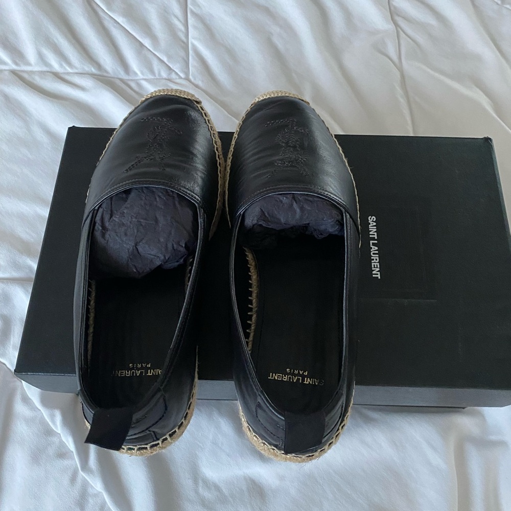 Saint Laurent leather espadrilles. Size 40 - Picture 3 of 7